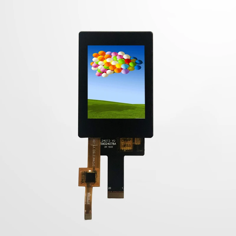 

2,4 дюймов 240*320 JD9852 полный угол обзора, читаемый солнечным светом интерфейс MIPI IPS LCD емкостная сенсорная панель, оптическое соединение