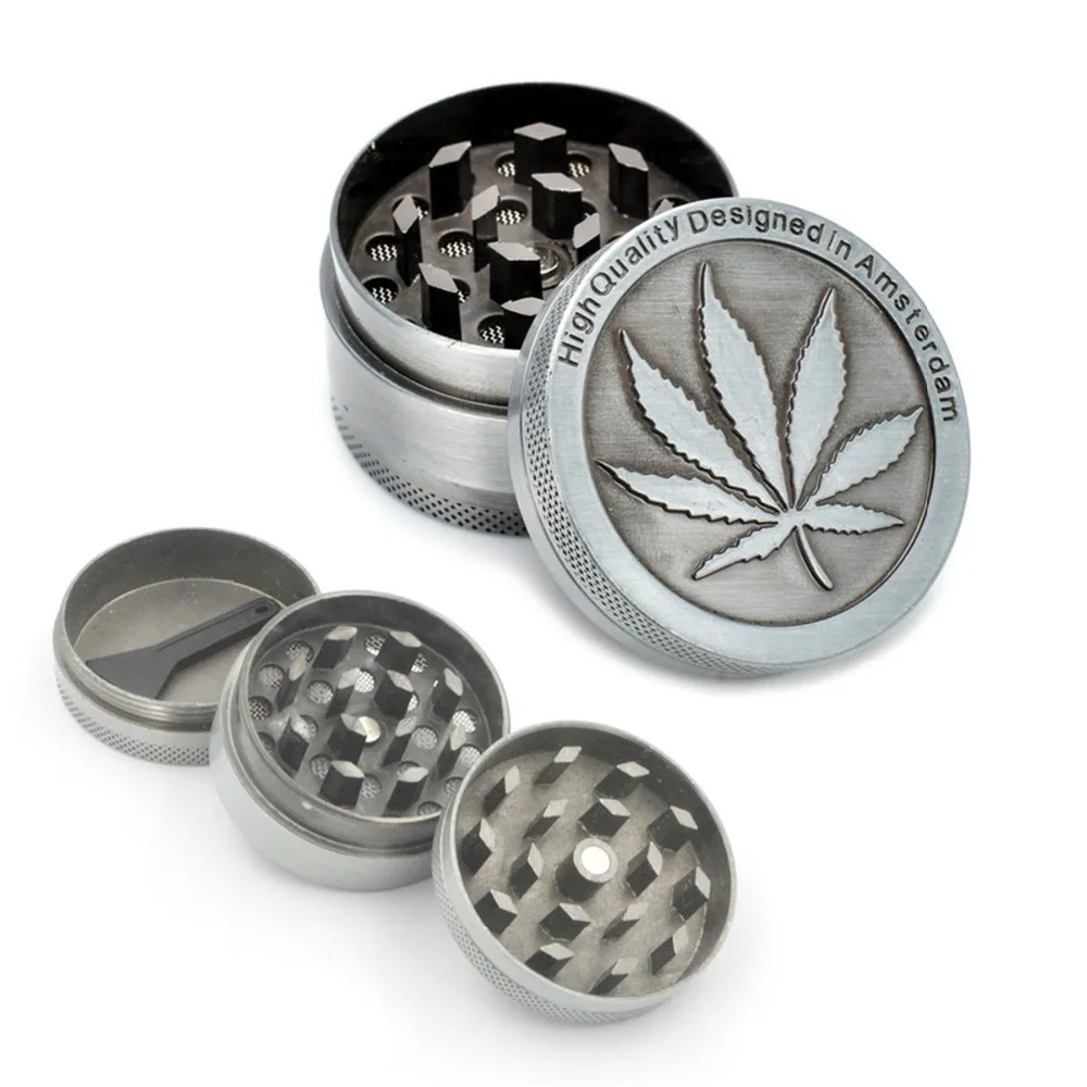 2017 новая Золотая мельница из алюминиевого сплава для табака специй Пряная