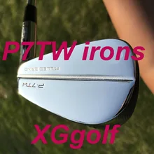 Новинка, утюги для гольфа XG P7TW, набор кованых утюгов(3, 4, 5, 6, 7, 8, 9 P) с проектом X6.0, стальной вал, 8 шт., клюшки для гольфа