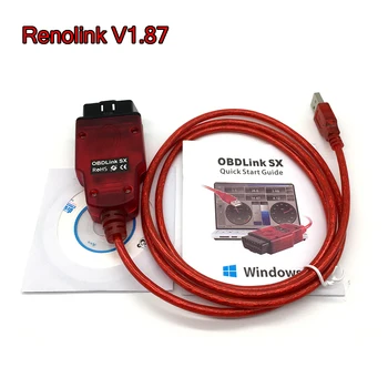 Renolink V1.87 ECU Programmer for Renault Renolink Key Coding UCH Matching Dashboard Coding ECU Resetting Functions