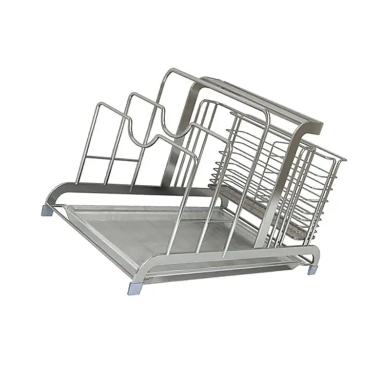 304 Stainless Steel Kitchen Cutter Cutting Board Storage Rack Creative Kitchen Utensil Chopsticks Holder Storage Organizer