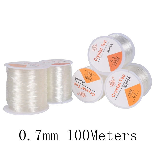 Plastic Crystal DIY Beading Stretch Cords Elastic Line Jewelry Making Supplies String Bracelet Thread String Thread