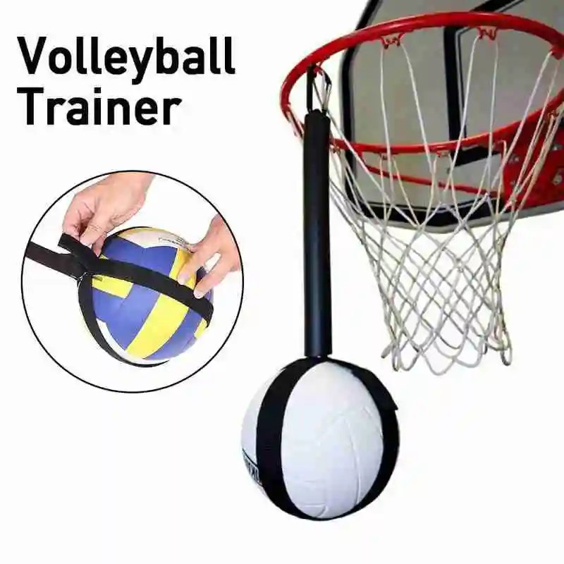 1pc Suspension Volleyball Training Basketball Ball Basketball Adjustable Slewing Jumping Straps Aids Volleyball Cover Ball E9s7