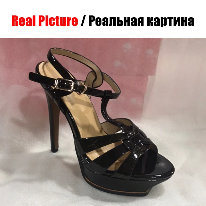 KARINLUNA/Роскошные брендовые пикантные летние свадебные босоножки из натуральной