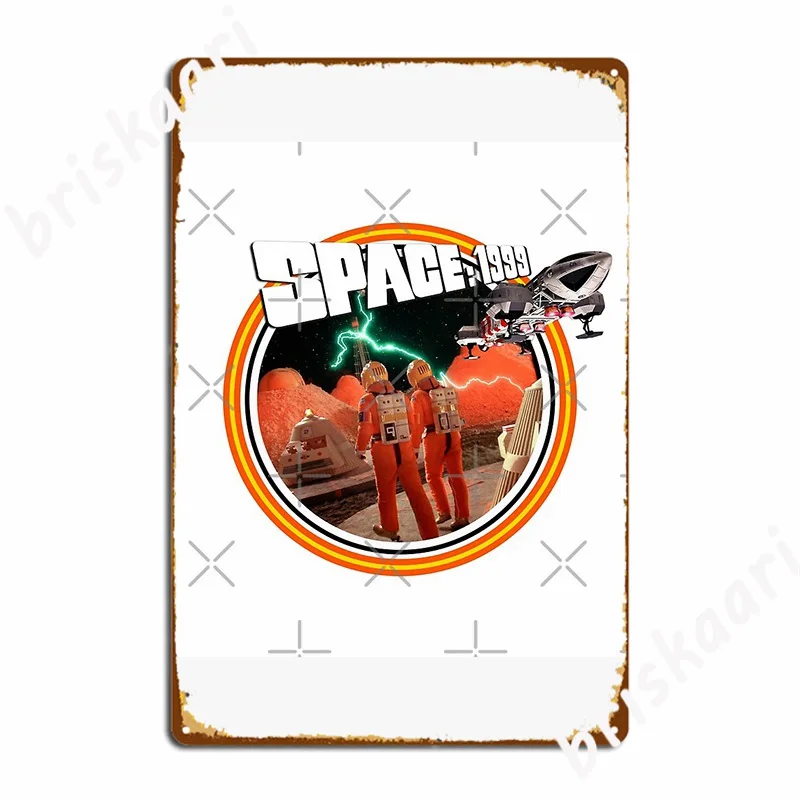 Space 1999 Generico 5 Poster Targa In Metallo Design Wall Cave Wall Decor Soggiorno Targa In Metallo Poster