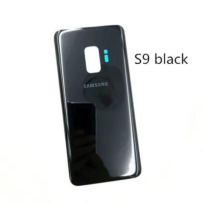s9 black Samsung Galaxy s9 plus 3D стеклянный чехол для задней батареи samsung s9plus чехол для задней крышки корпуса Замена и клейкая наклейка - Цвет: s9 black