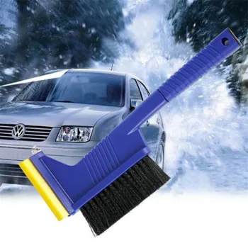 

37x11cm Blue Winter Car Cleaning Snow Shovel Handheld Clean Tool Ice Scraper Remover Shovel Car Cleaning Brush Clean Accessories