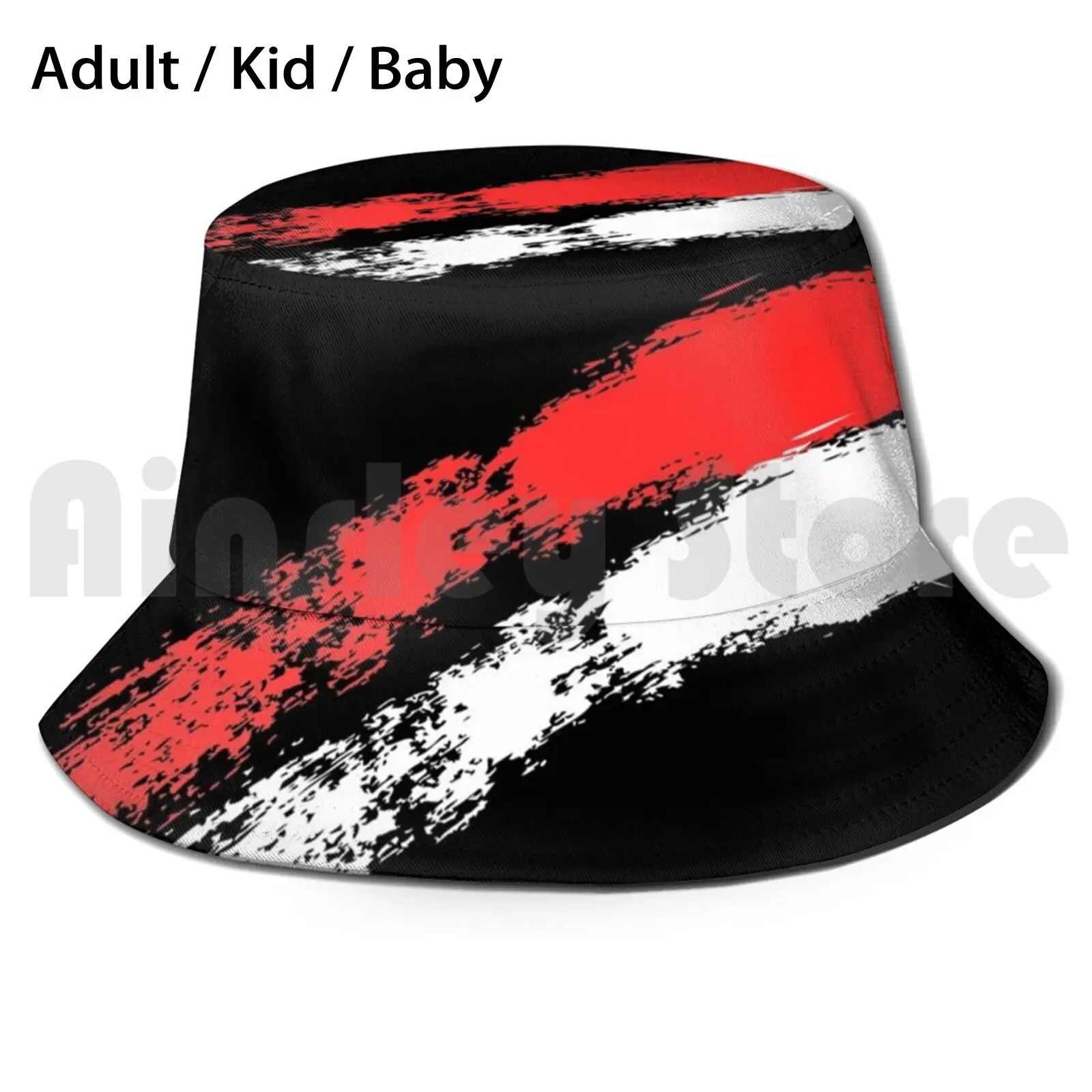 Monaco Flag Sun Hat Foldable UV 