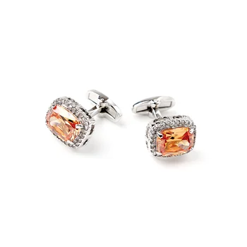 

Brangdy High-end brand zircon crystal cufflinks business cufflinks men's French shirt cufflinks cufflink