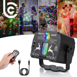 Disco usb disco usb luz do estágio do laser usb recarregável voz ativada luz projetor strobe aniversário casamento bardance festa dj