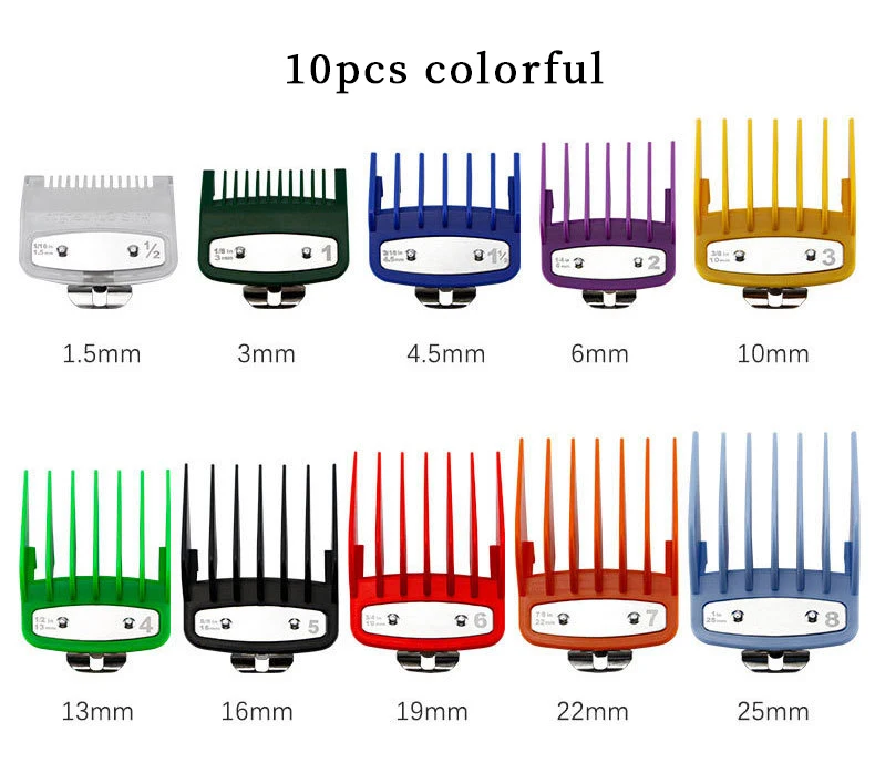 universal hair clipper cutting comb cover, barber shop trimmer protective gear accessory limit comb hairdressing tool