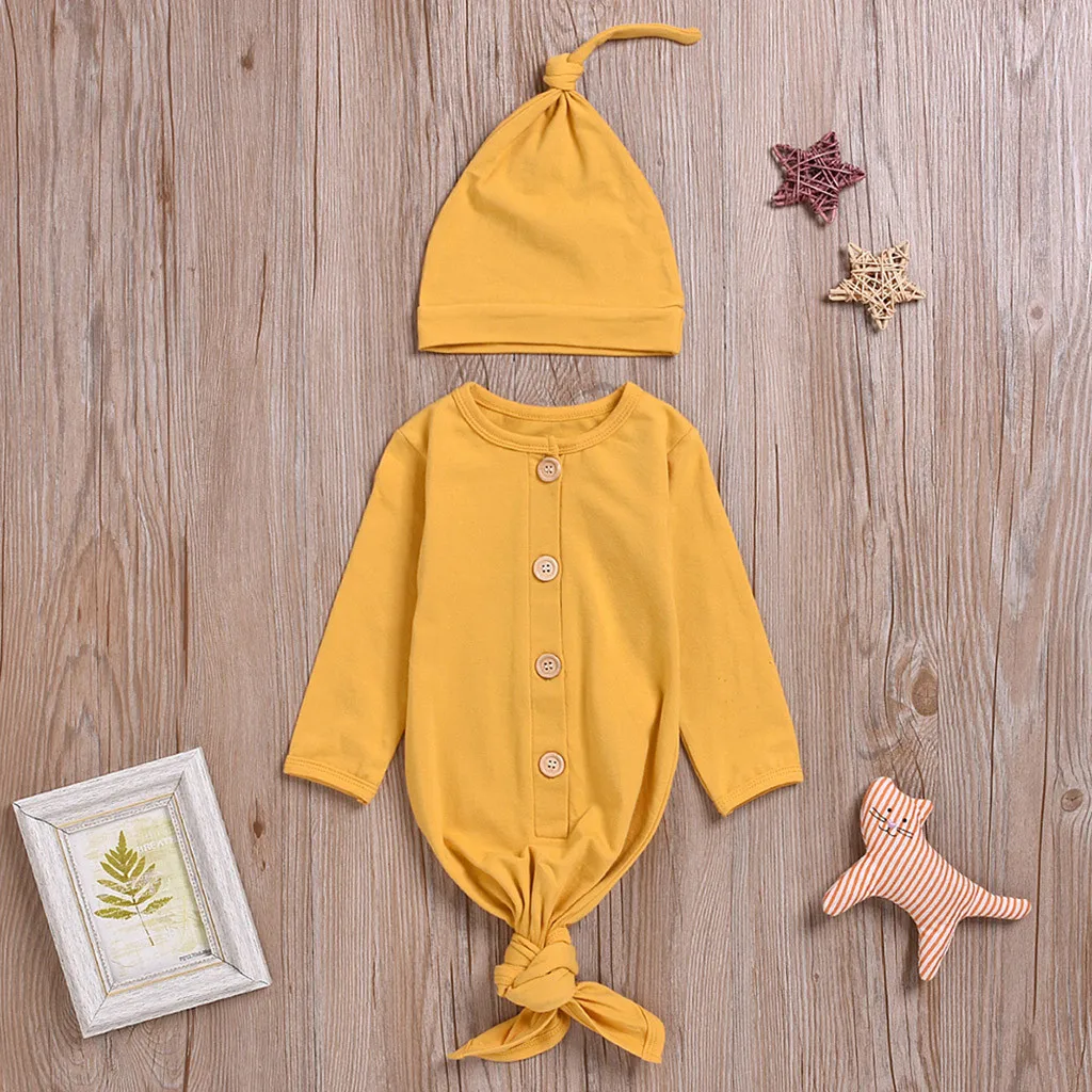 Цвет: желтый Baby muts roze, одноцветная Пеленка, тюрбан, мягкое спальное одеяло, накидка+ шапка, костюм для новорожденных девочек, шапки и чепчик# G2 - Цвет: Цвет: желтый