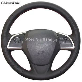 

Black Artificial Leather Car Steering Wheel Cover for Mitsubishi Outlander 2013 2014 Mirage 2014 ASX L200 2015 2016