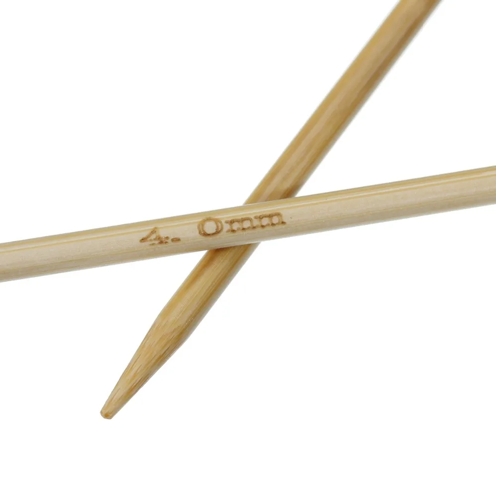 DoreenBeads Bamboo SP спицы натуральный женский свитер одежда шарф инструмент для вязания крючком Крючки(US 6/UK 8), 15 см длиной, 2 шт
