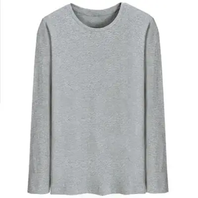 picture color Женская футболка большого размера плюс размер 5XL 8XL 10XL 12XL бюст 160 см осень круглый вырез длинный рукав свободный большой размер черная футболка - Цвет: picture color