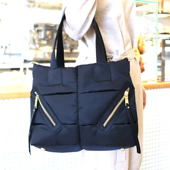 

New fashion women's bag, women's shoulder bag, down bag, space cotton bag, female exquisite cloth bag, large capacity handbag