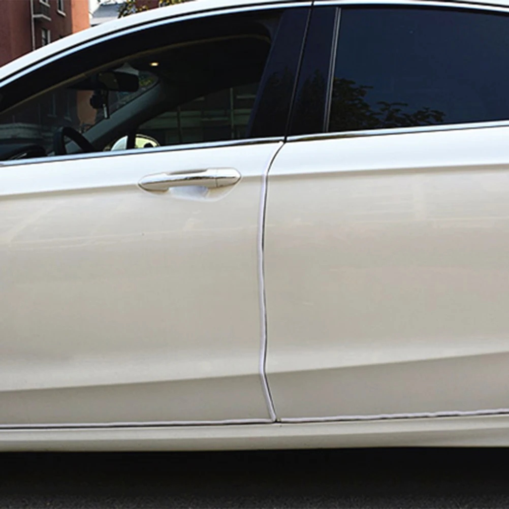 5 м Универсальный Автомобильный край двери царапины протектор полоски авто стикер уплотнительная защита полосы Автомобильные Защитные щитки для края автомобильной двери защита