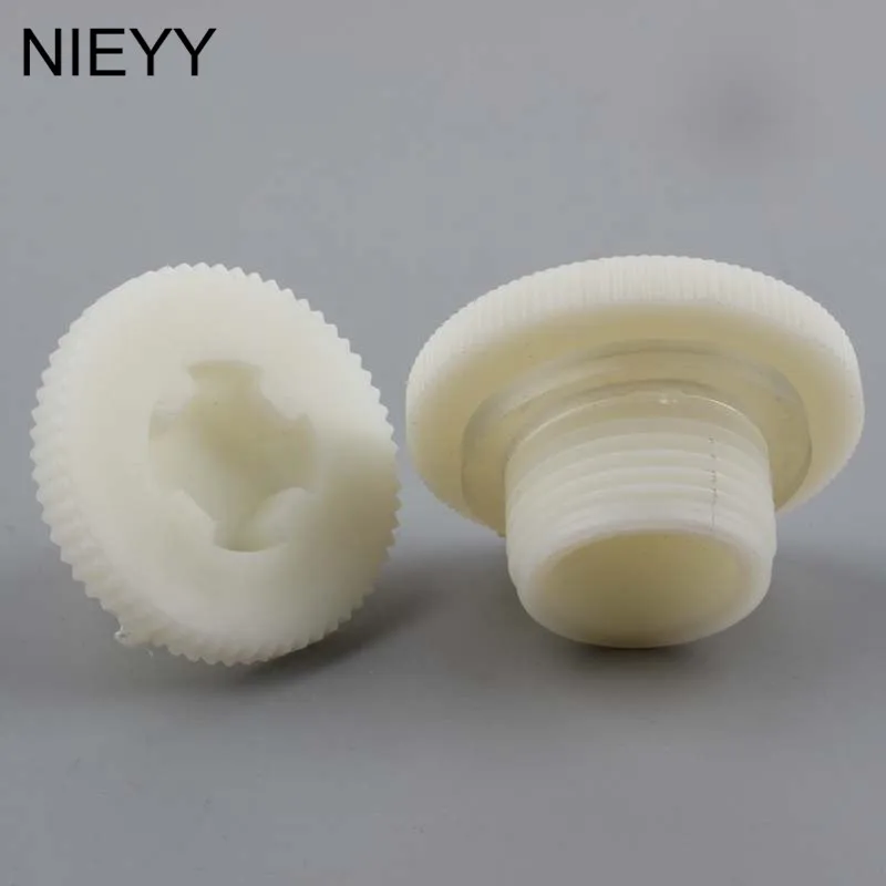 

2Pcs Male Thread Aquarium Water Inlet Outlet Connector Plug ABS 1/2" 3/4" 1" Male Pipe Cap Fish Tank Bulkhead Pipe Joint Plug