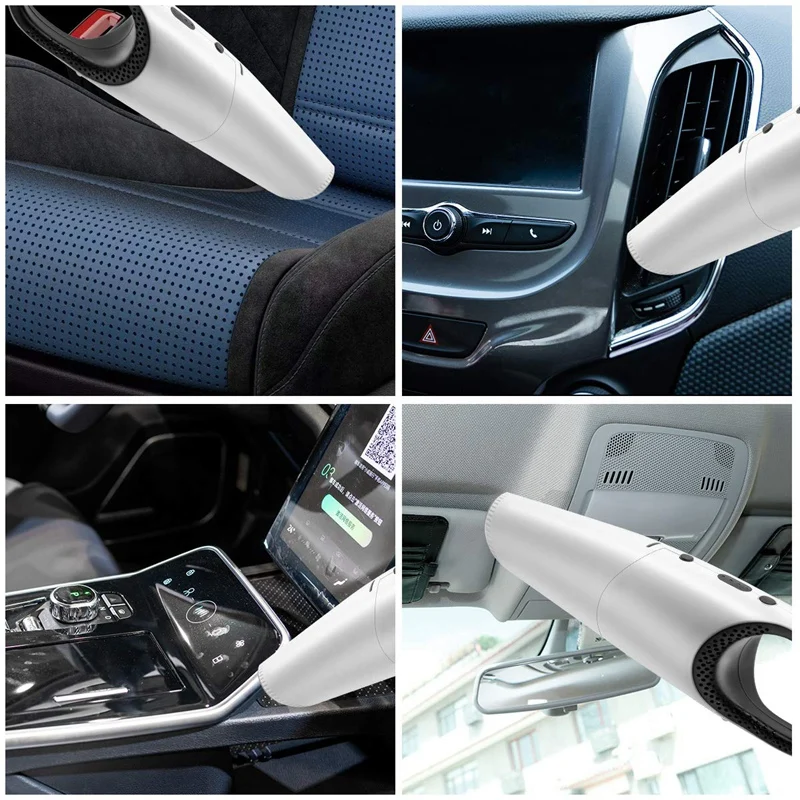 Автомобильный пылесос, автомобильный пылесос высокой мощности, DC 12V 120W влажный/сухой портативный ручной пылесос с 4200Pa высоким вакуумом для быстрого