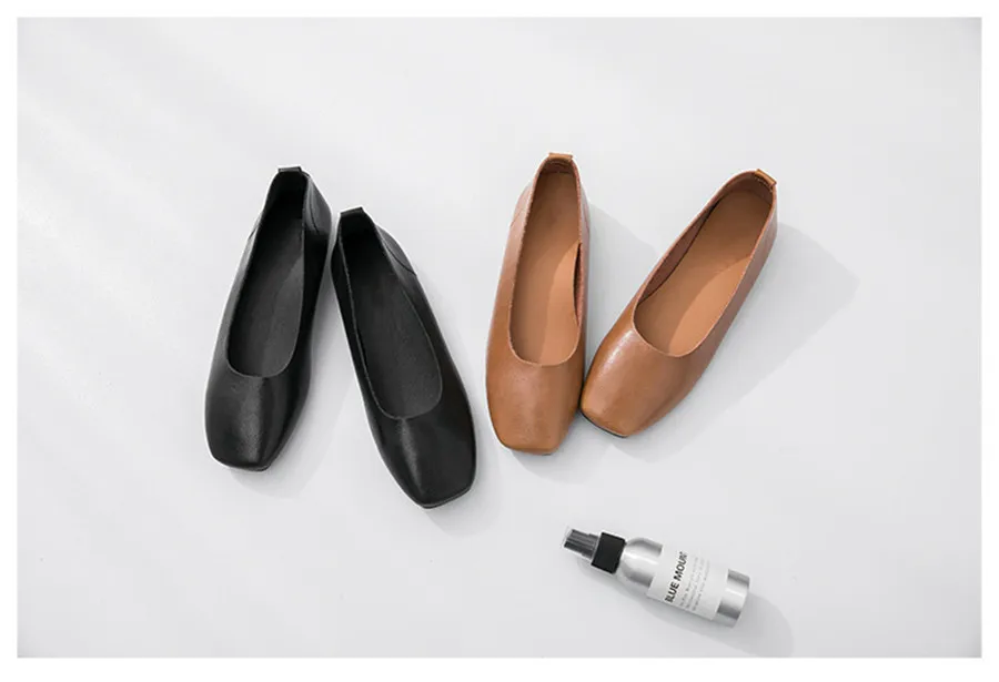 new style leather soft sole shoes Chinese mother shoes Chinese style art shoes comfortable low-heeled shoes