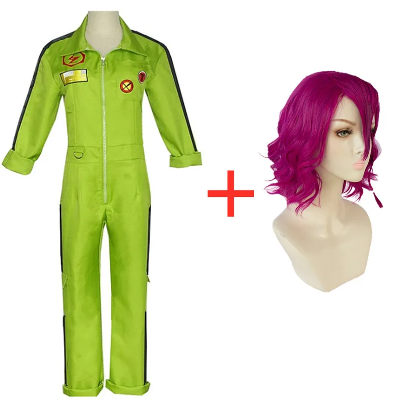 Super Danganronpa 2 Kazuichi Souda Cosplay Costume Full Set Men Women Jumpsuit Halloween Anime Clothes cosplay Cosplay Costumes