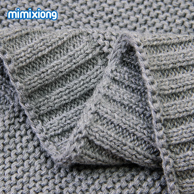 Super Soft Newborn Swaddle Blanket 100*80cm Knitted Toddler Infant