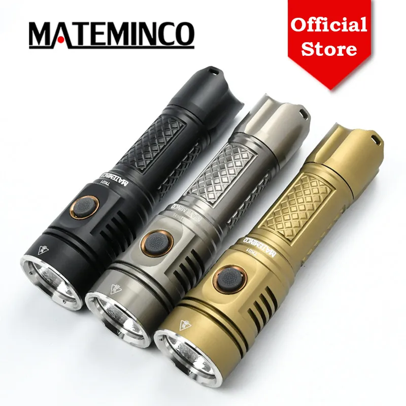 Тактический светодиодный фонарик Mateminco TK01 Cree Xhp50.2 с аккумулятором 21700