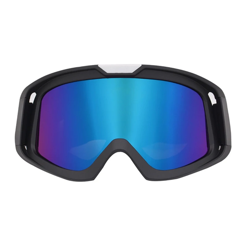 Многоцветные лыжные велосипедные очки UV400 ветрозащитные Регулируемые дышащие уличные защитные спортивные мотоциклетные очки - Цвет: QJ2405XC