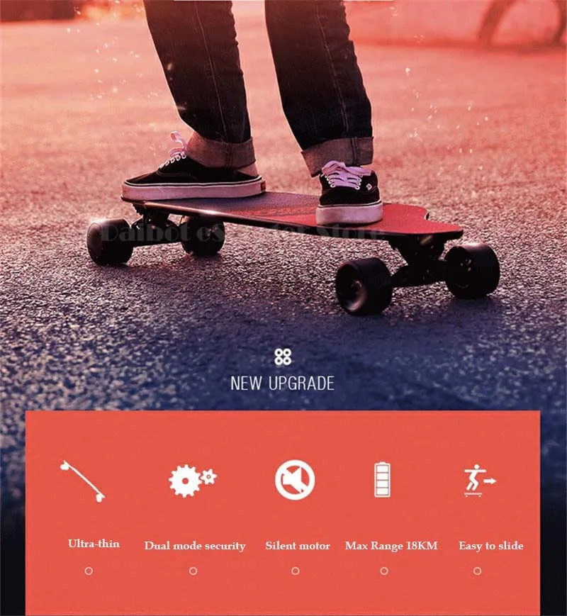 Electric Scooter Adult Four Wheels Electric Scooters Brushless Motor 36V 960W Electric Skateboard Longboard 40KMH (10)