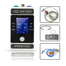 Multi-function Patient Monitor Vital Signs Monitor ECG NIBP SPO2 PR 4 Parameters Pulse and temperature Blood pressure Monitor Multi-function Patient Monitor Vital Signs Monitor ECG NIBP SPO2 PR 4 Parameters Pulse and temperature Blood pressure Monitor