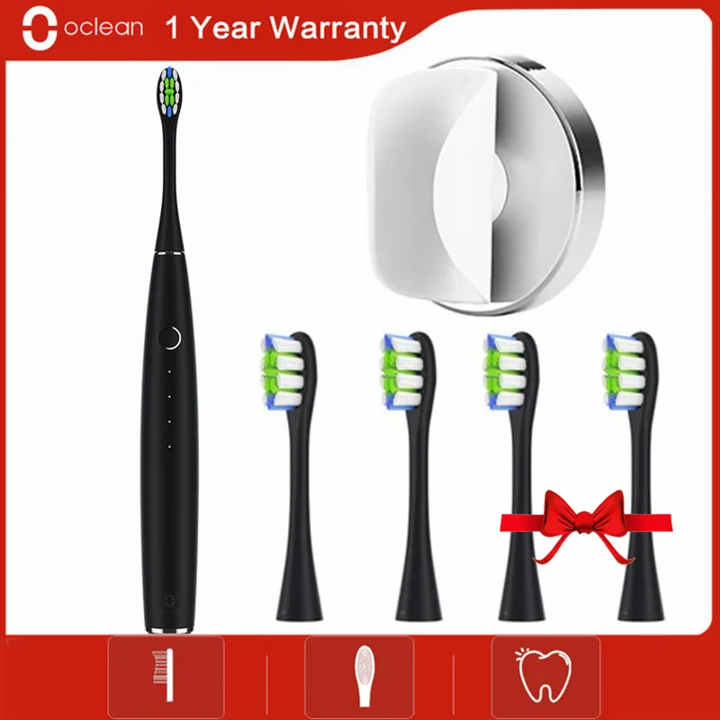 Oclean One Electric Toothbrush Set with 4 Brush Heads Wall-Mounted Holder APP Control Waterproof Fast Charging Tooth Brush Oclean One Electric Toothbrush Set with 4 Brush Heads Wall-Mounted Holder APP Control Waterproof Fast Charging Tooth Brush