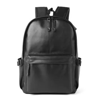 

backpack New 22020Men Backpack Leather Fashion Waterproof Bag Male Casual Travel Leather Backpack schollbag for man for women