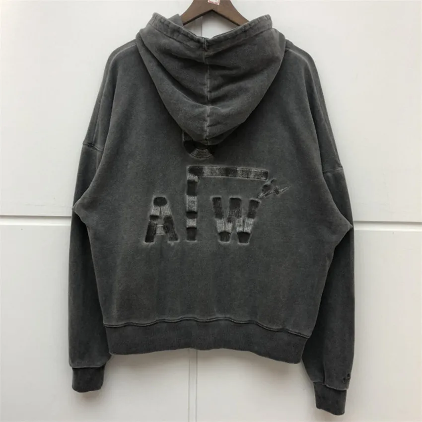 A-COLD-WALL Толстовка для мужчин женщин A-COLD-WALL толстовки с капюшоном воды состаренные ACW пуловер