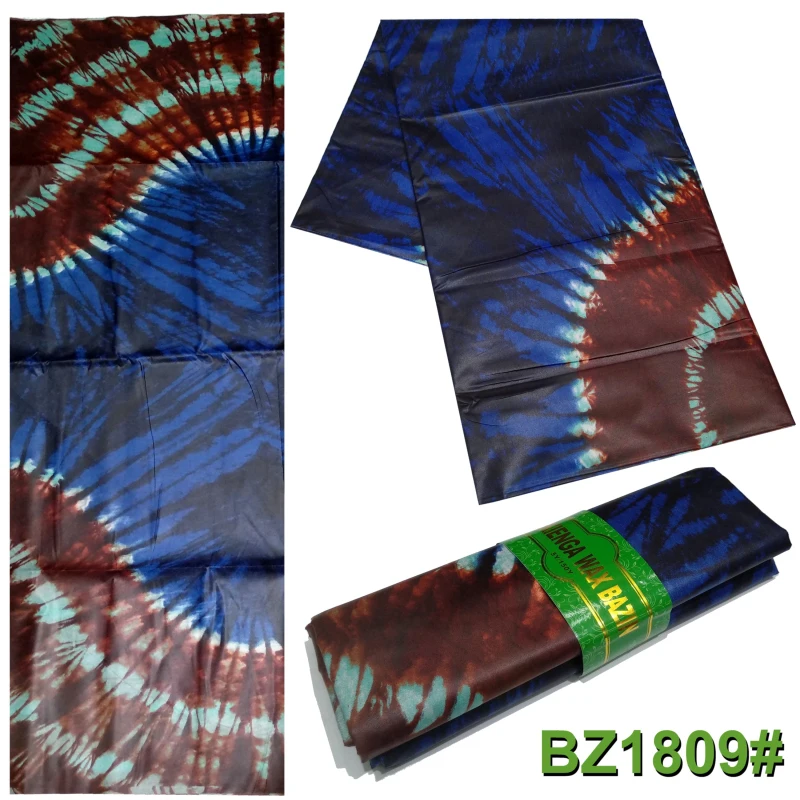 Африканская ткань bazin riche getzner guinea brocade Ткань bazin riche ткань Гана Воск Принт Ткань 6 ярдов/setLHW-1
