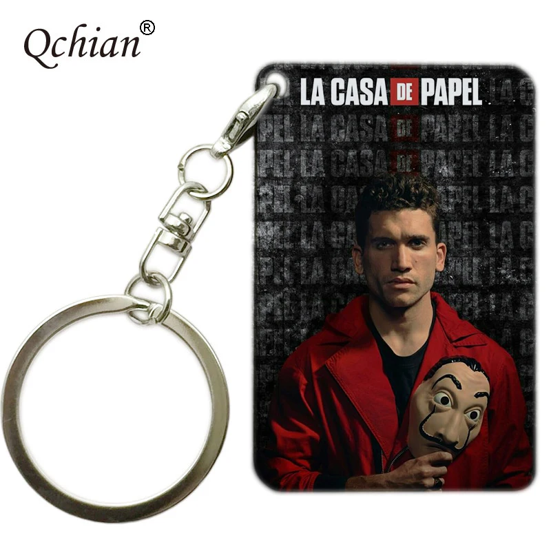 ТВ шоу House Of paper брелки для ключей деньги кража брелок La casa de papel chaviro для женщин и мужчин модные ювелирные изделия bella ciao музыкальная шкатулка