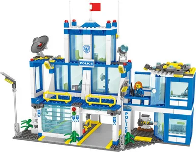 

Anzo gao Ql0206 Boy Science City Police Anti-terrorism Science Children'S Educational Education Assembled Building Blocks Toy