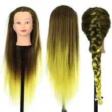 24 Dyujma Dlinnye Svetlye Volosy Parikmaherskie Manekeny Golovy Pletenie Gladkij Parik Dlya Prichesok Sinteticheskij Maneken Golova S Zazhimom Stola Kupit Nedorogo V Internet Magazine S Dostavkoj Sravnenie Cen Harakteristiki Foto