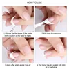 MIZHSE White And Pink Nail Gel Polish French Manicure Set With French Nail Tip Guide Soak Off 18ml Gel For Professional Nail Art 6