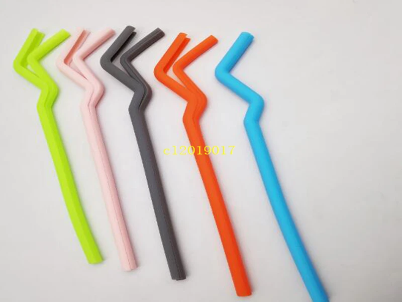 Silicone Straws Reusable Drinking Straw Non Toxic Bar Kitchen