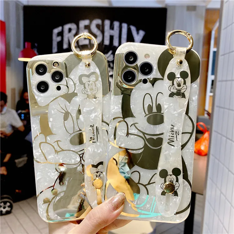 New 2021 Disney mickey minnie original for iphone 7/8/plus X/XR/XS/ XSMAX/ 11/12 Pro max mobile couple phone case
