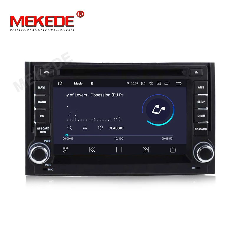 Best MEKEDE 2din PX5 4+64G Android 9.0 Car Multimedia DVD player for Hyundai H1 Grand Starex 2007-2015 GPS,DVD, Radio,WiFi BT 2