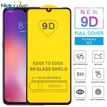 

10 Pieces 9D Curved Full Coverage Tempered Glass For Xiaomi Mi 9 SE 9X CC9 CC9E 9T 8X 8 Pro 8 Lite Screen Protector Cover Film
