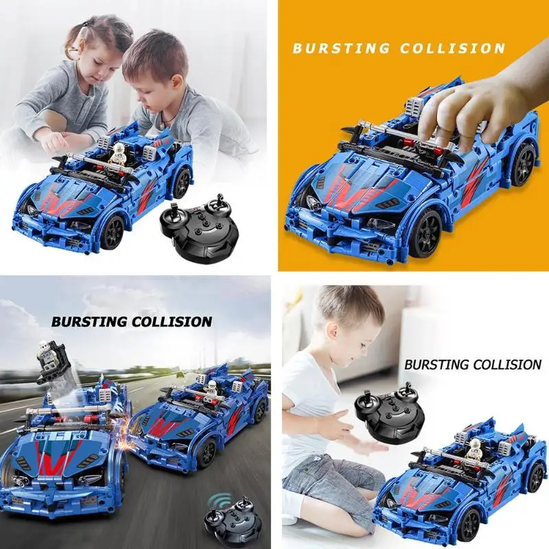 Technic трек с дистанционным управлением гоночный автомобиль умелое производство высокое качество сборки Электрический Off-модель дорожного транспортного средства
