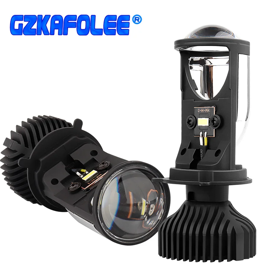 

2PCS Canbus 90W/Pair Lamp H4 LED Mini Projector Lens Automobles Bulb 14000LM Conversion Kit Hi/Lo Beam Headlight 12V/24V RHD LHD