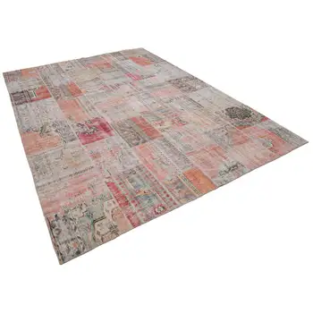 

257x353 Cm Multicolor Handmade Patchwork Rug-8x12 Ft