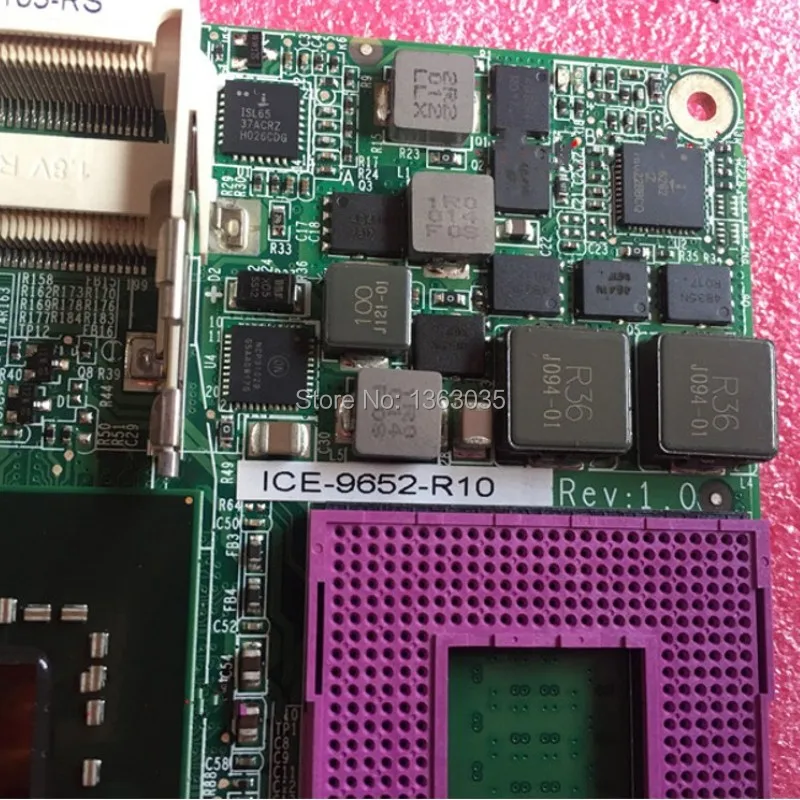 ICE-9652-R10 Rev: 1,0 COM Express промышленная материнская плата cpu карта протестирована