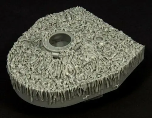 1/35 Современная башенка с сеткой модельная фигурка из смолы наборы миниатюрные gk Unassembly Неокрашенная