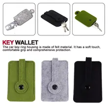 Автомобильный ключ сумка кошелек Войлок брелок карманные ключи Органайзер сумка-чехол для мужчин сумка-чехол