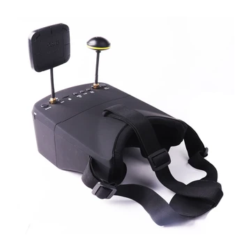 

LS-800D VR FPV Goggles 5.8G 40CH Receiver for RC Quadcopter Airplane 5 Inch Monitor 16:9 w/ DVR Auto-searching 2000mAh Battery