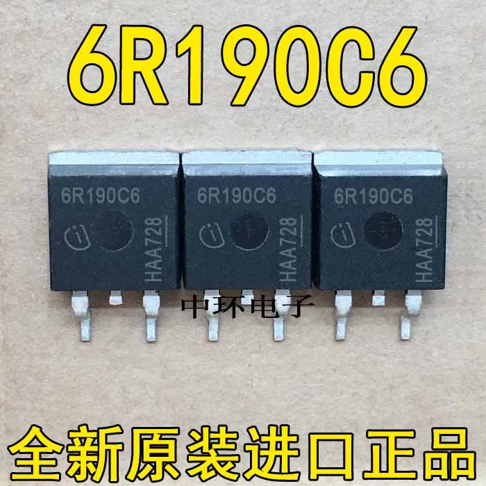 10 шт./лот IPB60R190C6 6R190C6 TO263